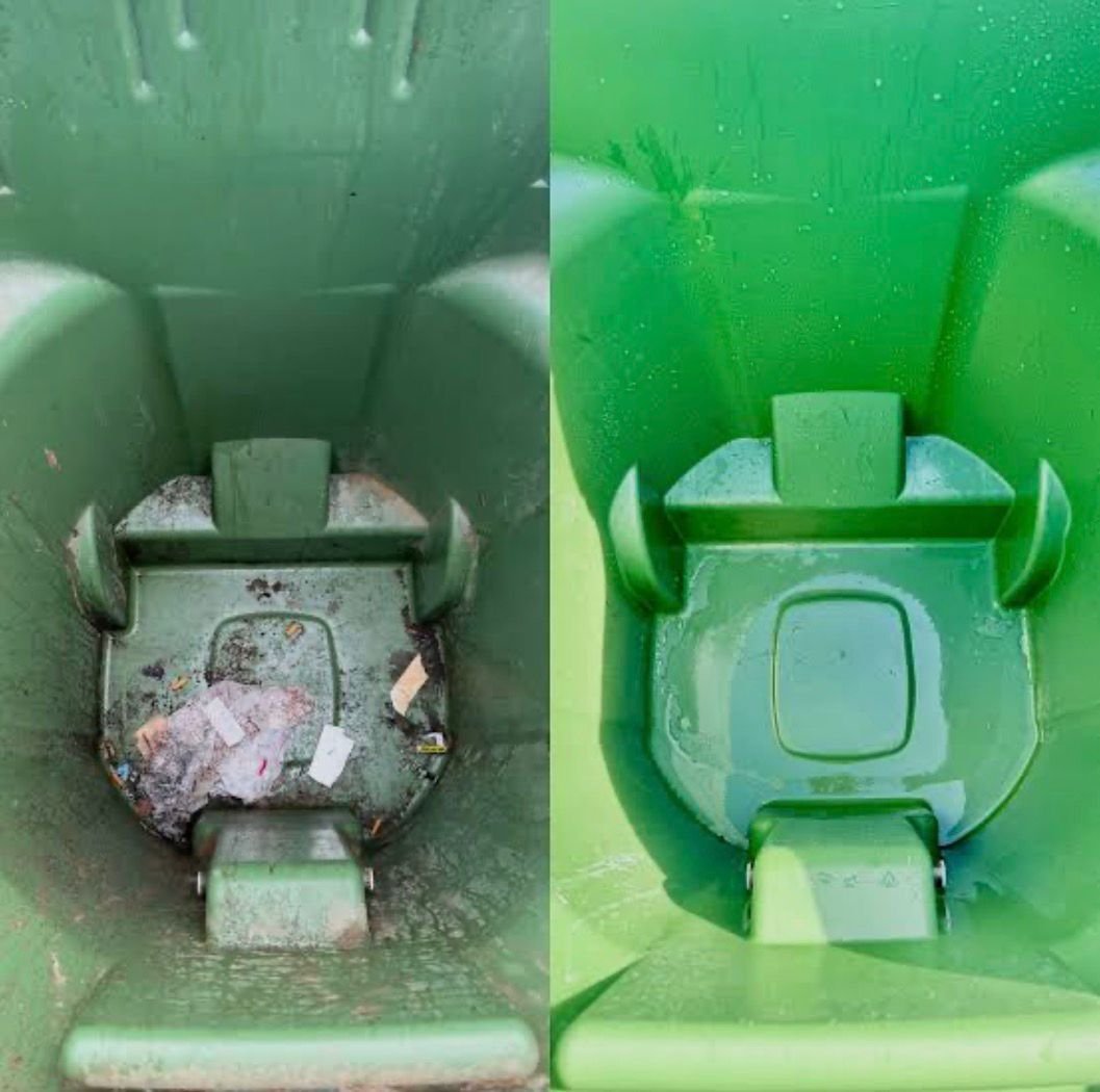 Before and After Grime Removal